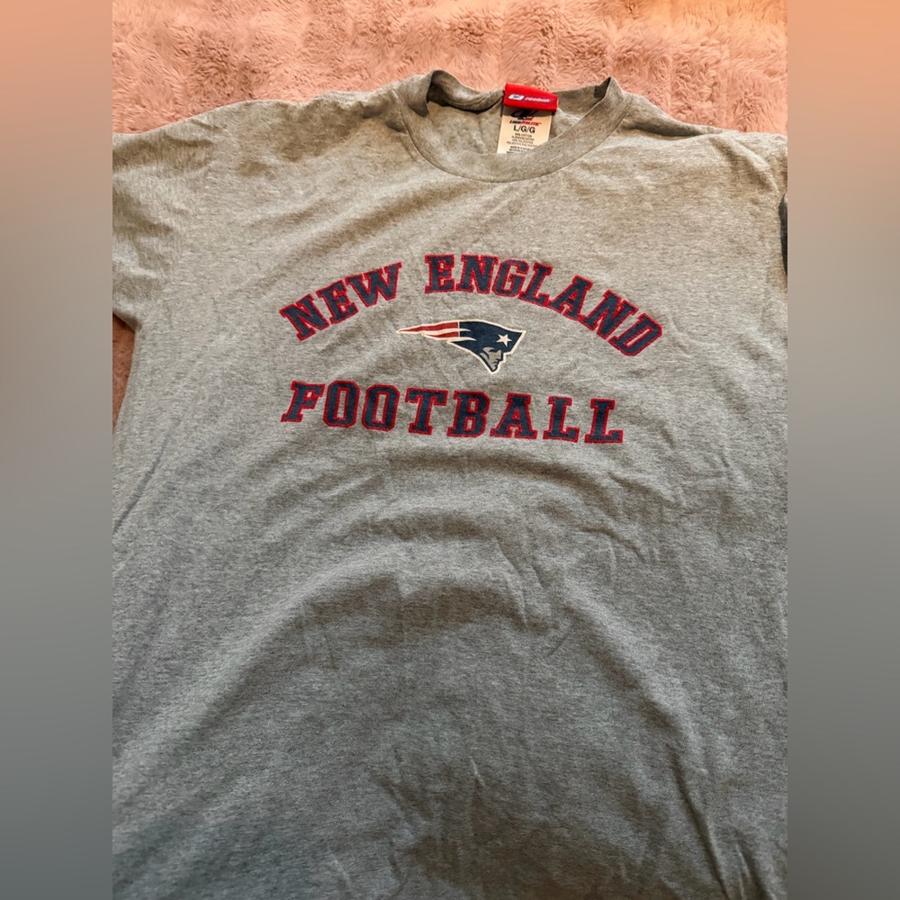 Reebok Gray New england football